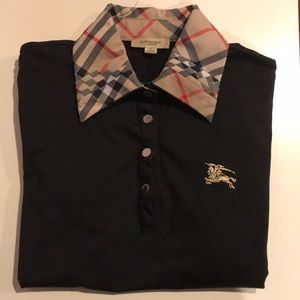 Burberry long sleeve polo